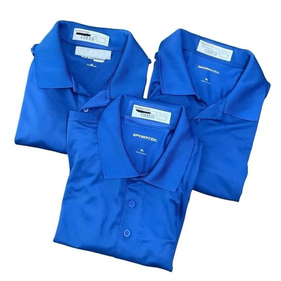 Sportrek Men’s Blue Collar Work Shirts Size XL - Picture 1 of 6
